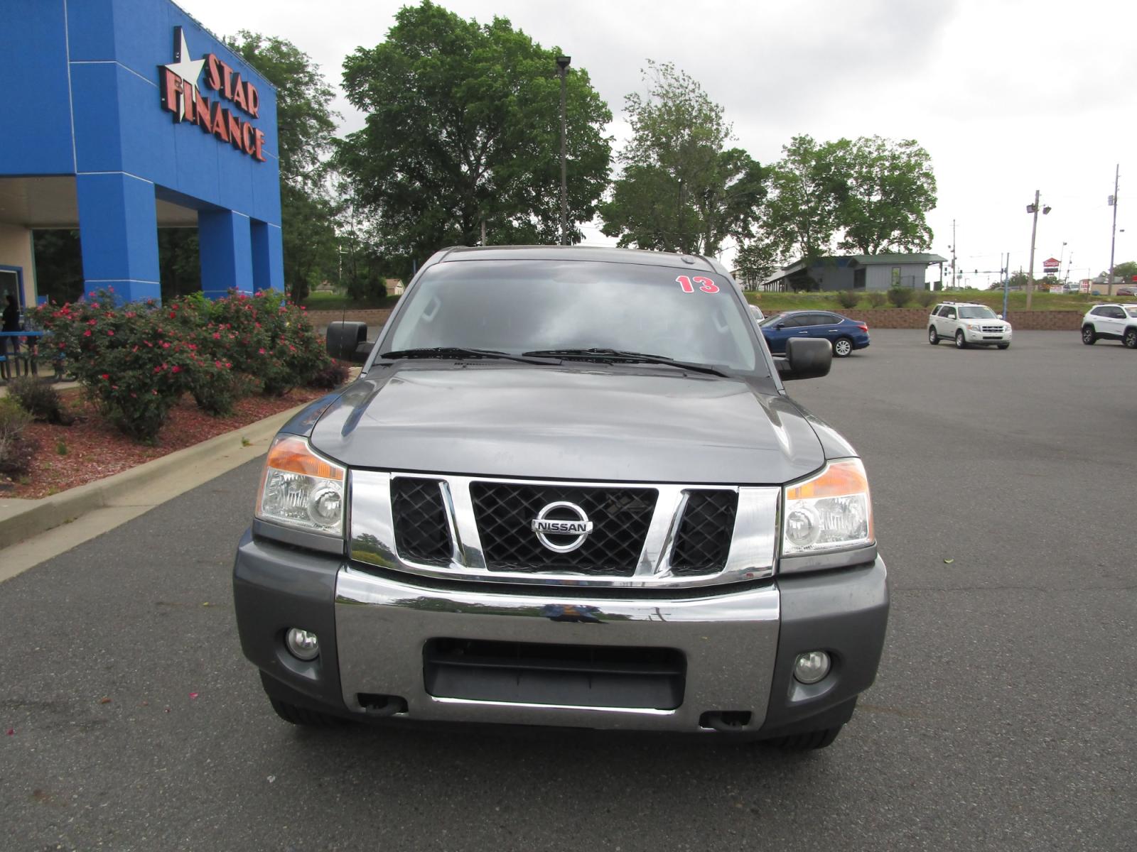 2013 GRAY Nissan Titan (1N6BA0EC2DN) , located at 1814 Albert Pike Road, Hot Springs, AR, 71913, (501) 623-1717, 34.494228, -93.094070 - Photo #1